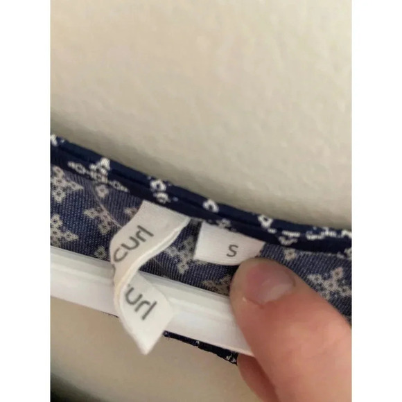 Rip Curl Navy and White Short Sleeve Surf Mini Dress Size Small - Picture 7 of 11